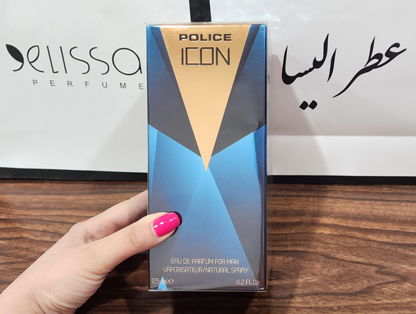 ادکلن پلیس آیکون آبی
