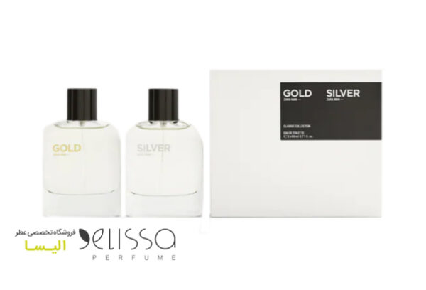 عطر ست دوقلو زارا من سیلور و من گلد