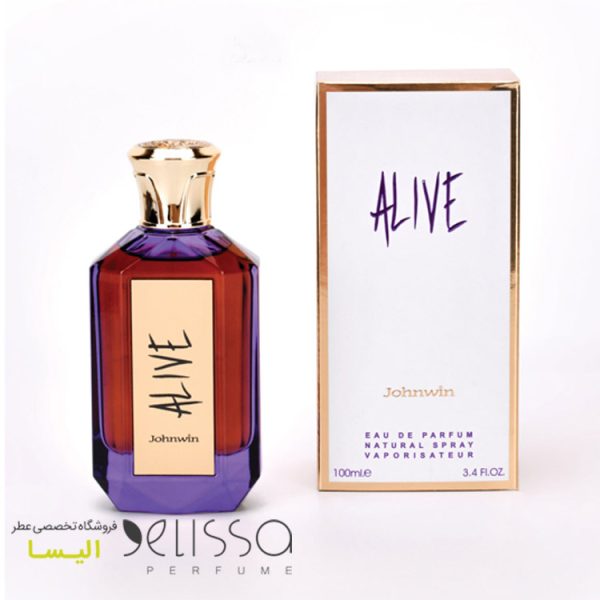 ادکلن جانوین الایو - قیمت و خرید عطر johnwin alive مشابه اقتصادی عطر تیری موگلر الین زنانه Thierry Mugler Alien edp در عطر الیسا
